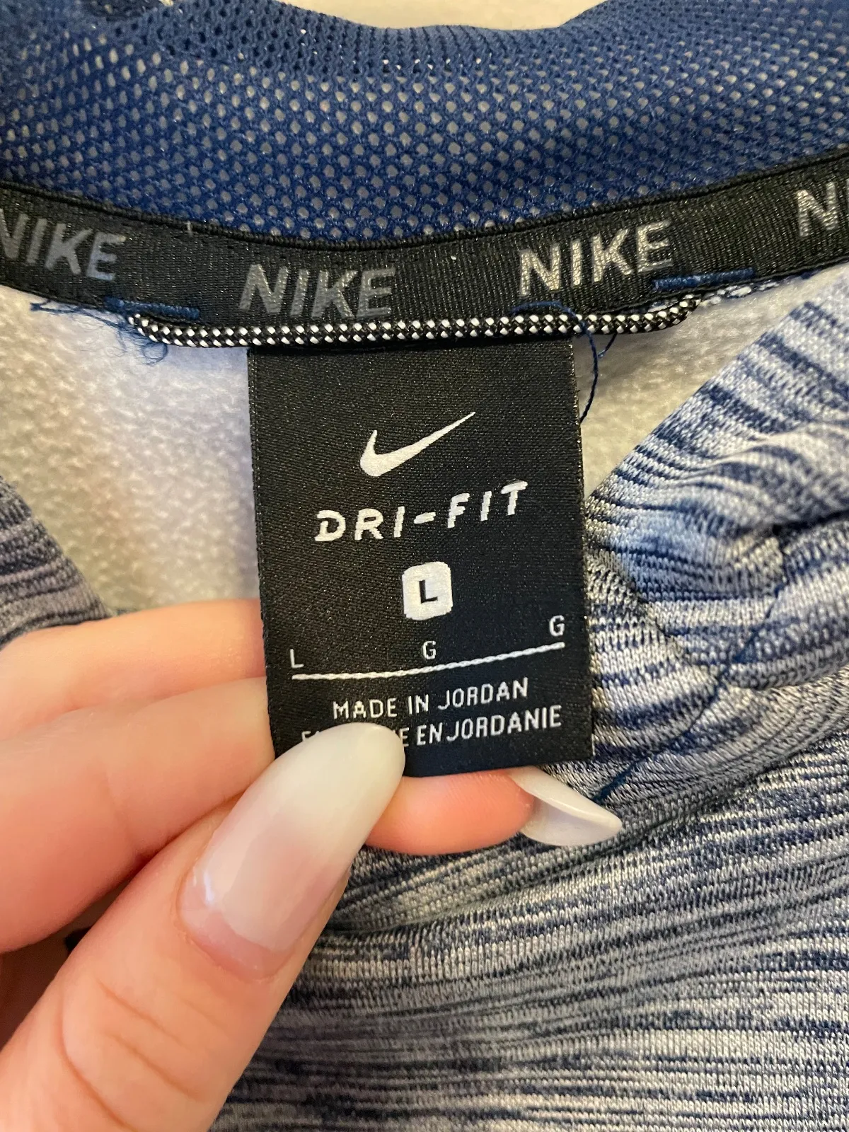 Hanorac sport Nike L | Gri, Logo - Image 7
