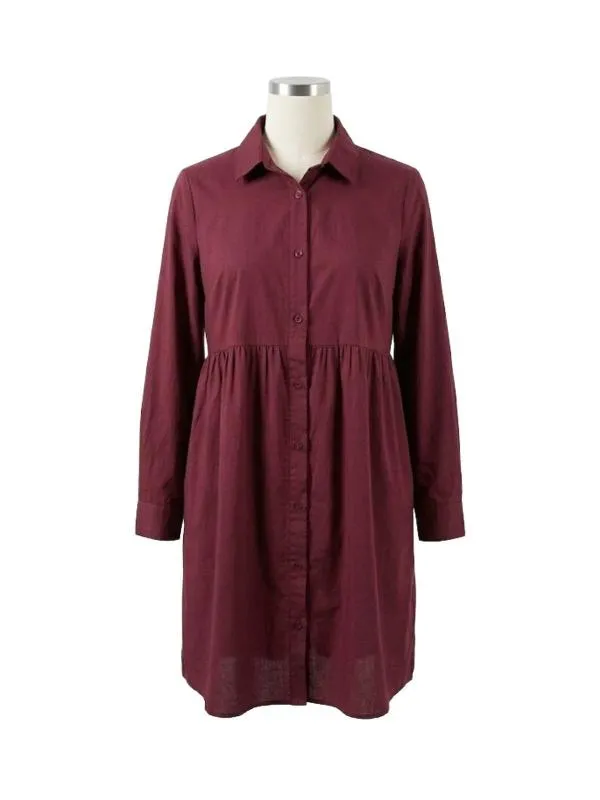 Rochie pentru gravide ASOS S | Burgundy, Maternity, Monocrom