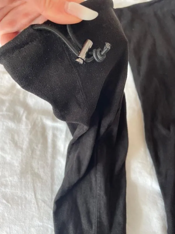 Cizme peste genunchi A7 EU 38 | Negru, Piele întoarsă  Suede - Image 10