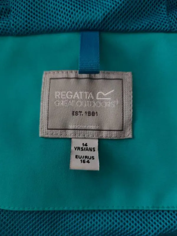 Geacă impermeabilă Regatta Băieți | Turcoaz - Image 4