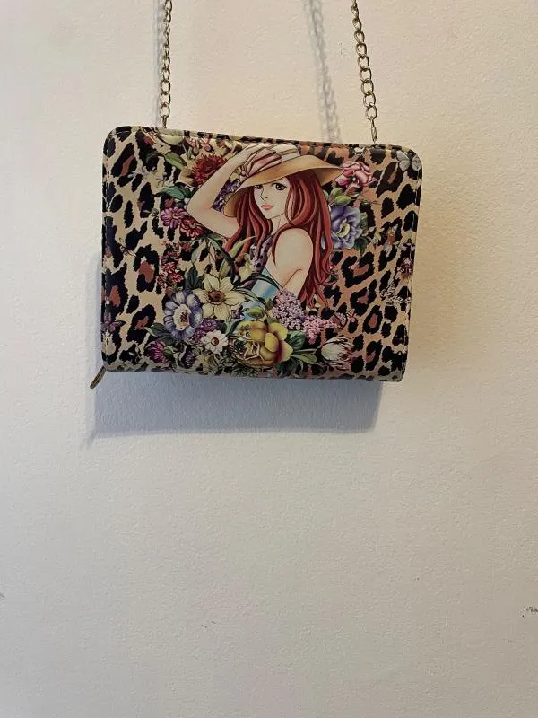 Geantă clutch | Multicolor, Animal print - Image 6