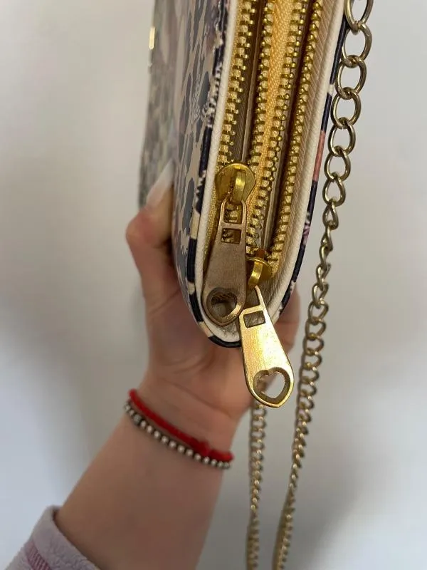 Geantă clutch | Multicolor, Animal print - Image 9