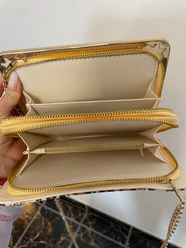 Geantă clutch | Multicolor, Animal print - Image 10