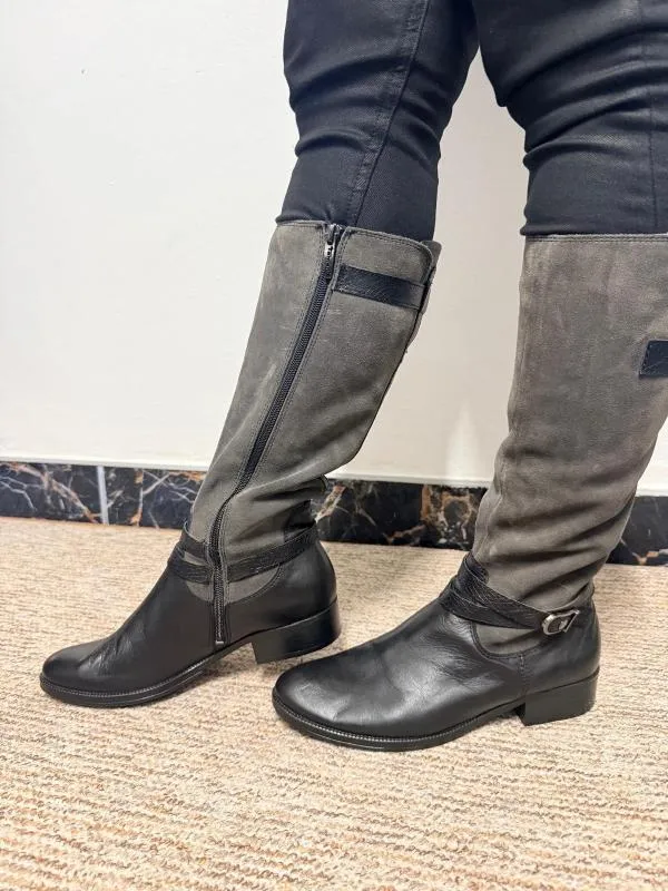 Cizme până la genunchi Tamaris EU 40 | Negru, Piele întoarsă  Suede - Image 2