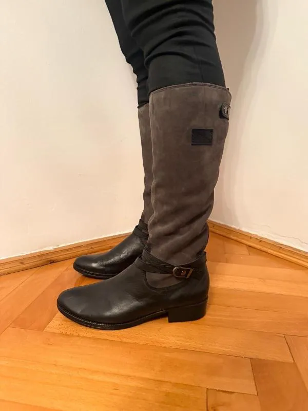 Cizme până la genunchi Tamaris EU 40 | Negru, Piele întoarsă  Suede - Image 5