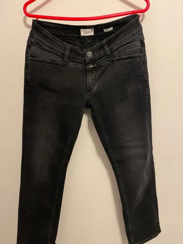 Blugi Closed S | Negru, Lungi, Slim fit, Bumbac - Image 2