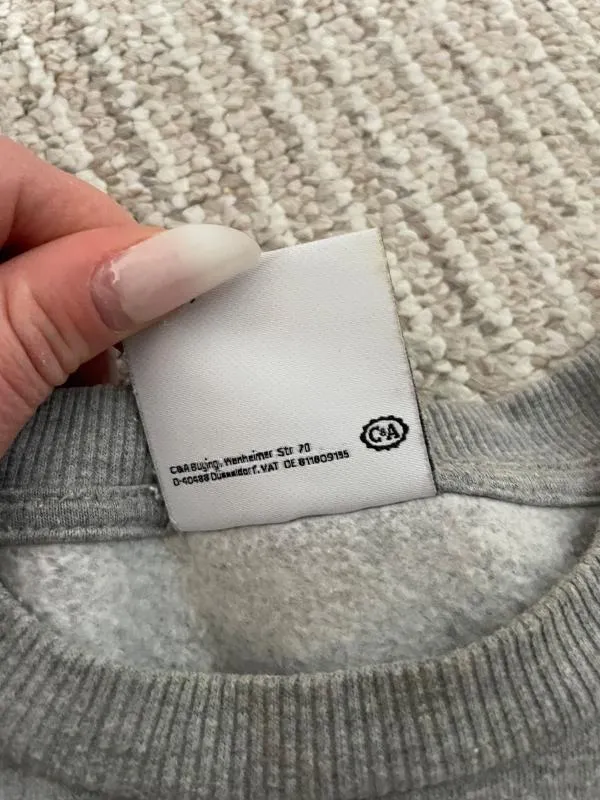 Pulover la baza gâtului C&A S | Gri, Normal, Regular fit - Image 9