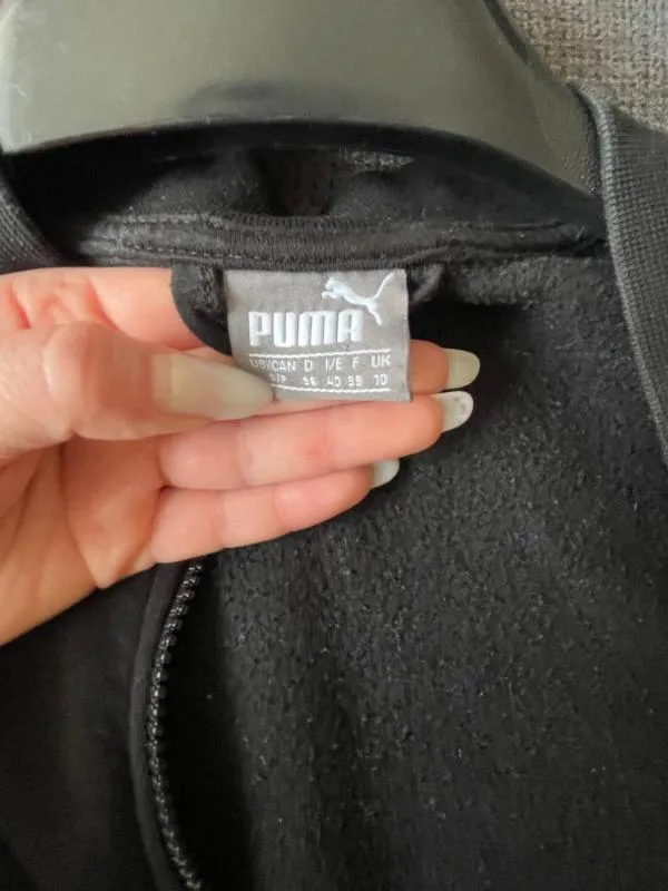 Bluză sport Puma S | Negru, Logo - Image 10