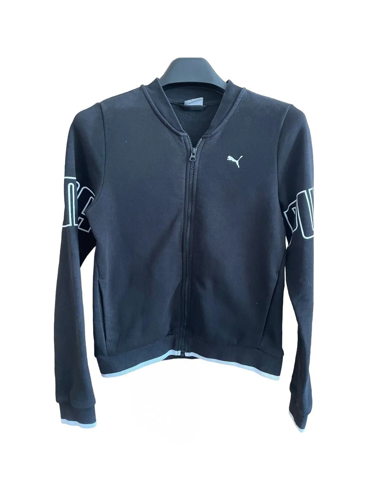 Bluză sport Puma S | Negru, Logo