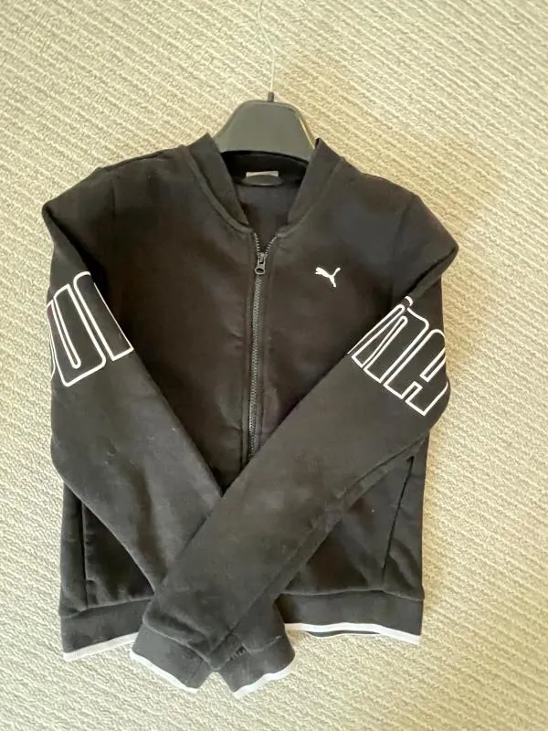 Bluză sport Puma S | Negru, Logo - Image 5
