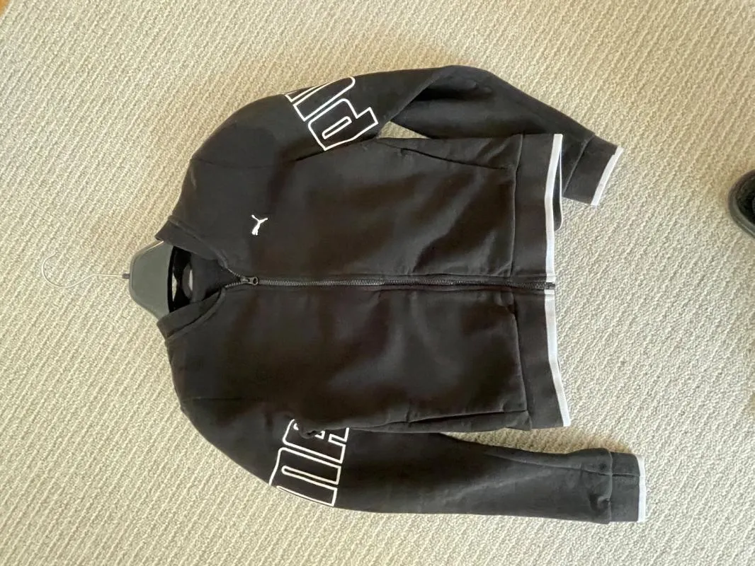 Bluză sport Puma S | Negru, Logo - Image 6
