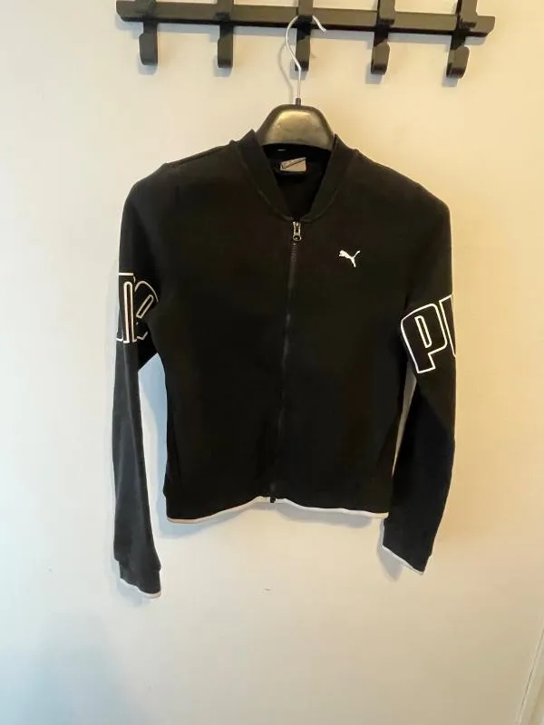 Bluză sport Puma S | Negru, Logo - Image 8