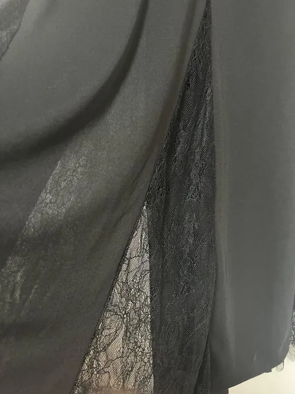 Rochie de seară Zara S | Negru, Maxi, Fără mâneci, Broderie - Image 3