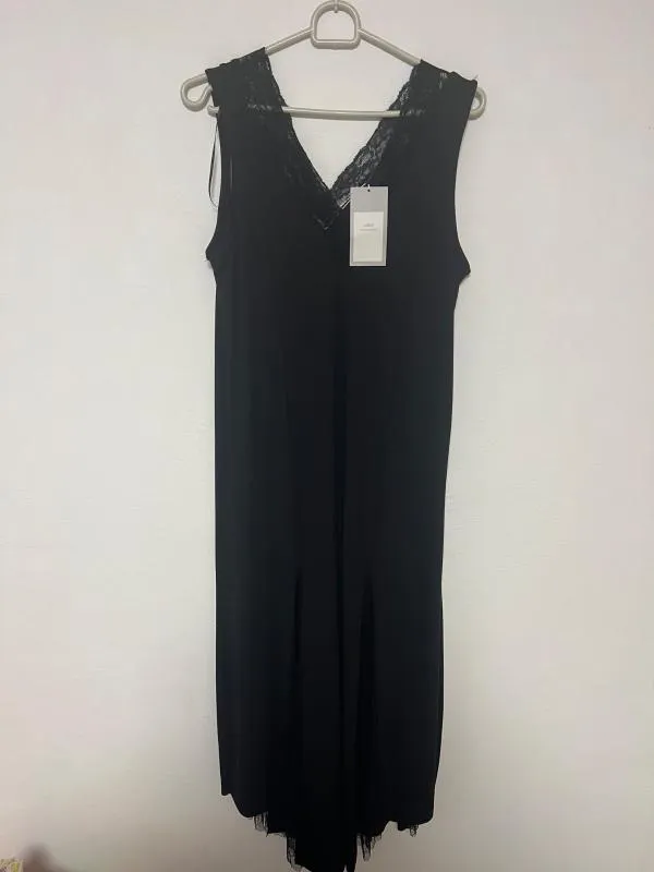 Rochie de seară Zara S | Negru, Maxi, Fără mâneci, Broderie - Image 5