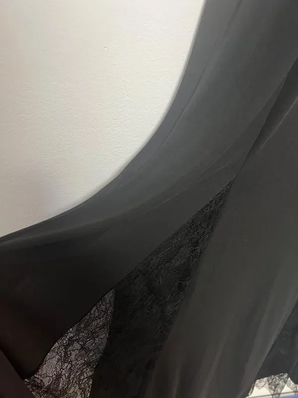 Rochie de seară Zara S | Negru, Maxi, Fără mâneci, Broderie - Image 7