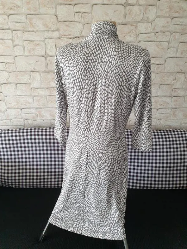 Rochie casual Olsen M | Gri, Midi, Mânecă trei sferturi - Image 4