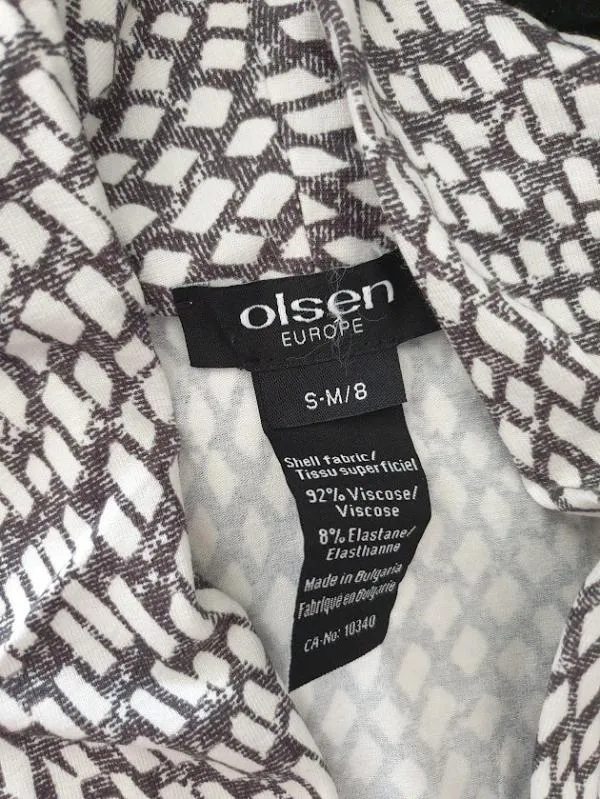 Rochie casual Olsen M | Gri, Midi, Mânecă trei sferturi - Image 7
