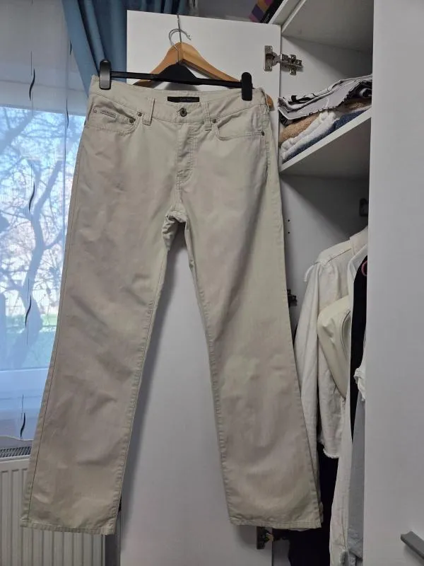 Blugi Calvin Klein M | Bej, Talie medie, Straight (Drepți) fit - Image 2