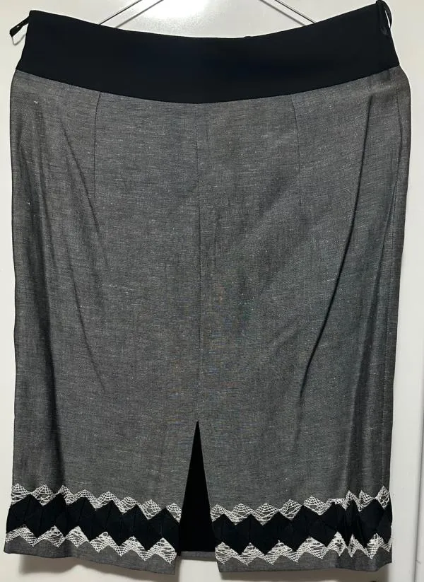 Fustă dreaptă Nissa S | Gri, Midi, Dreaptă (Straight) fit, In - Image 2