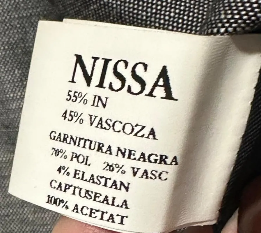 Fustă dreaptă Nissa S | Gri, Midi, Dreaptă (Straight) fit, In - Image 3