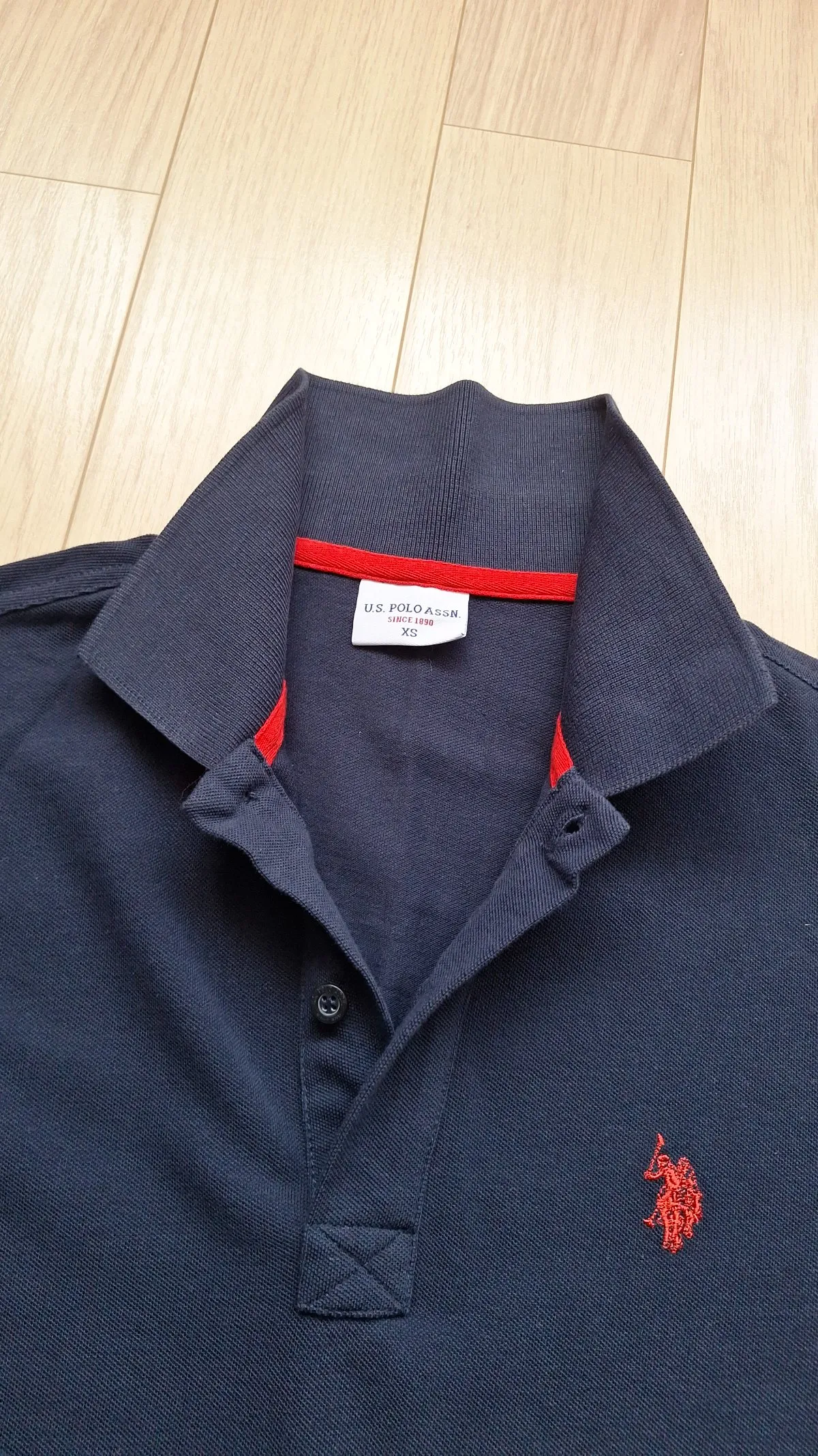 Tricou polo U.S. Polo Assn. XS | Bleumarin, Bumbac - Image 3