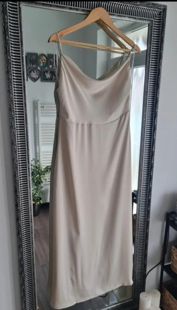 Rochie de vară VILA EU 44 | Crem, Maxi, Bretele subțiri - Image 6