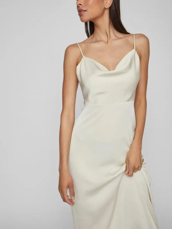 Rochie de vară VILA EU 44 | Crem, Maxi, Bretele subțiri - Image 2
