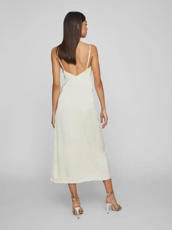 Rochie de vară VILA EU 44 | Crem, Maxi, Bretele subțiri - Image 3