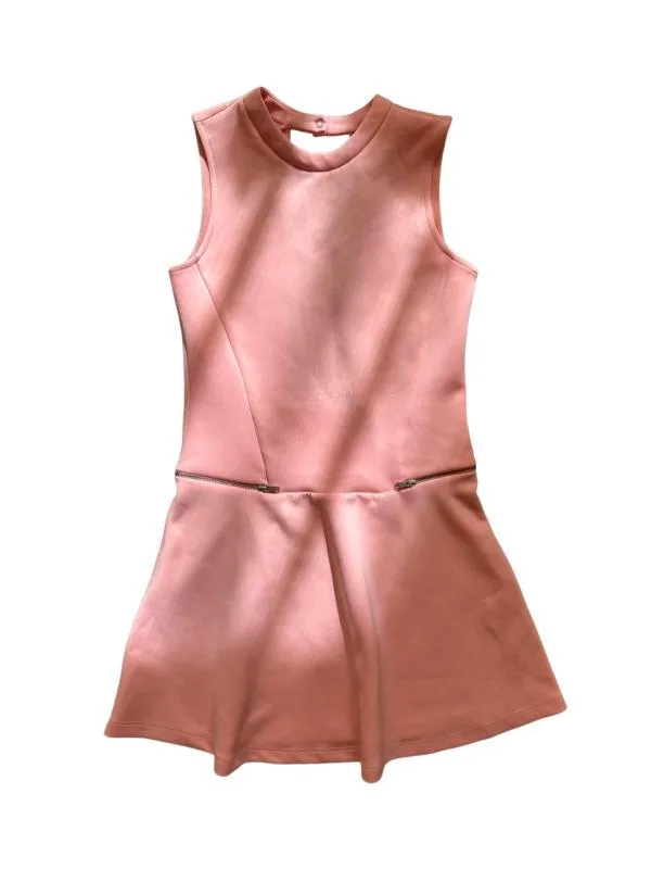 Rochie de vară Zara S | Roz, Mini, Fără mâneci, Cu decupaje