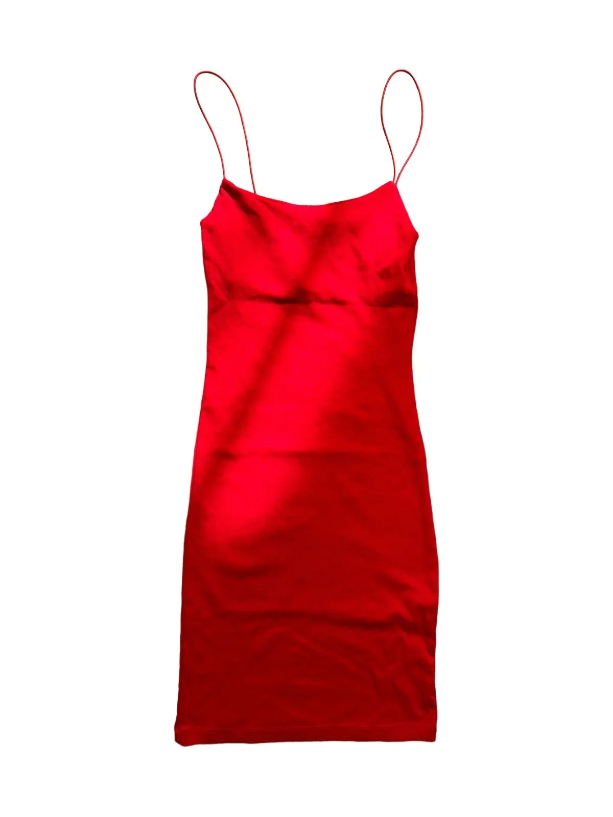 Rochie de vară Zara S | Roșu, Mini, Bretele subțiri