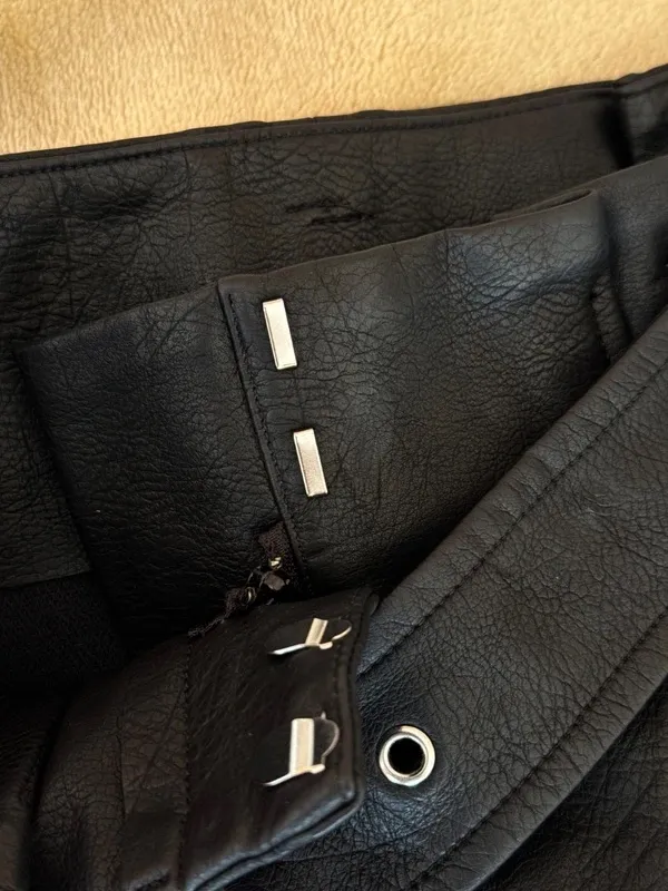Fustă din piele Zara XS | Negru, Mini, Talie înaltă, Piele ecologică - Image 6