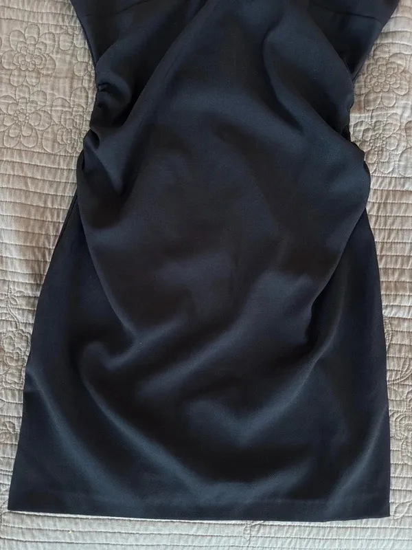 Rochie mulată Zara XS | Negru, Mini, Bretele subțiri - Image 3