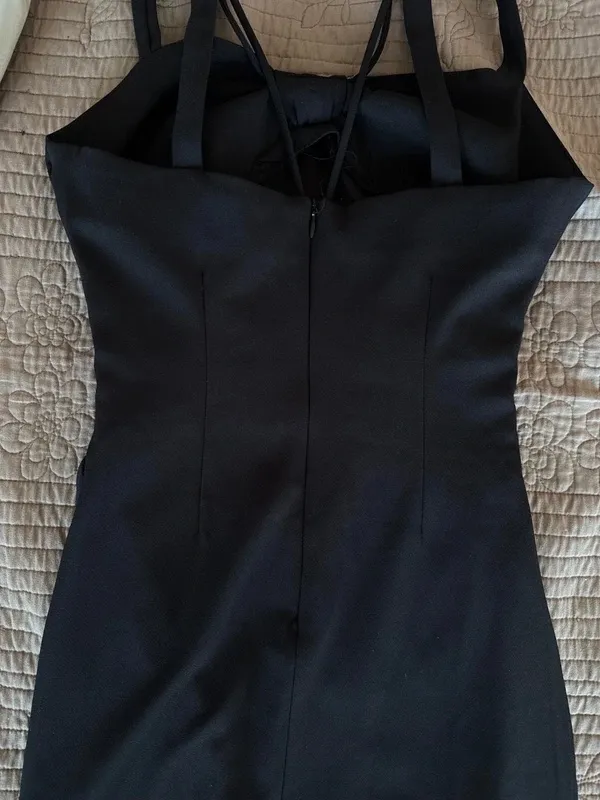 Rochie mulată Zara XS | Negru, Mini, Bretele subțiri - Image 7