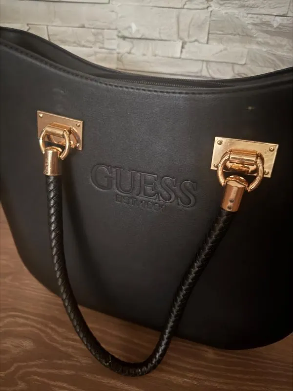 Geantă de umăr Guess | Negru - Image 2