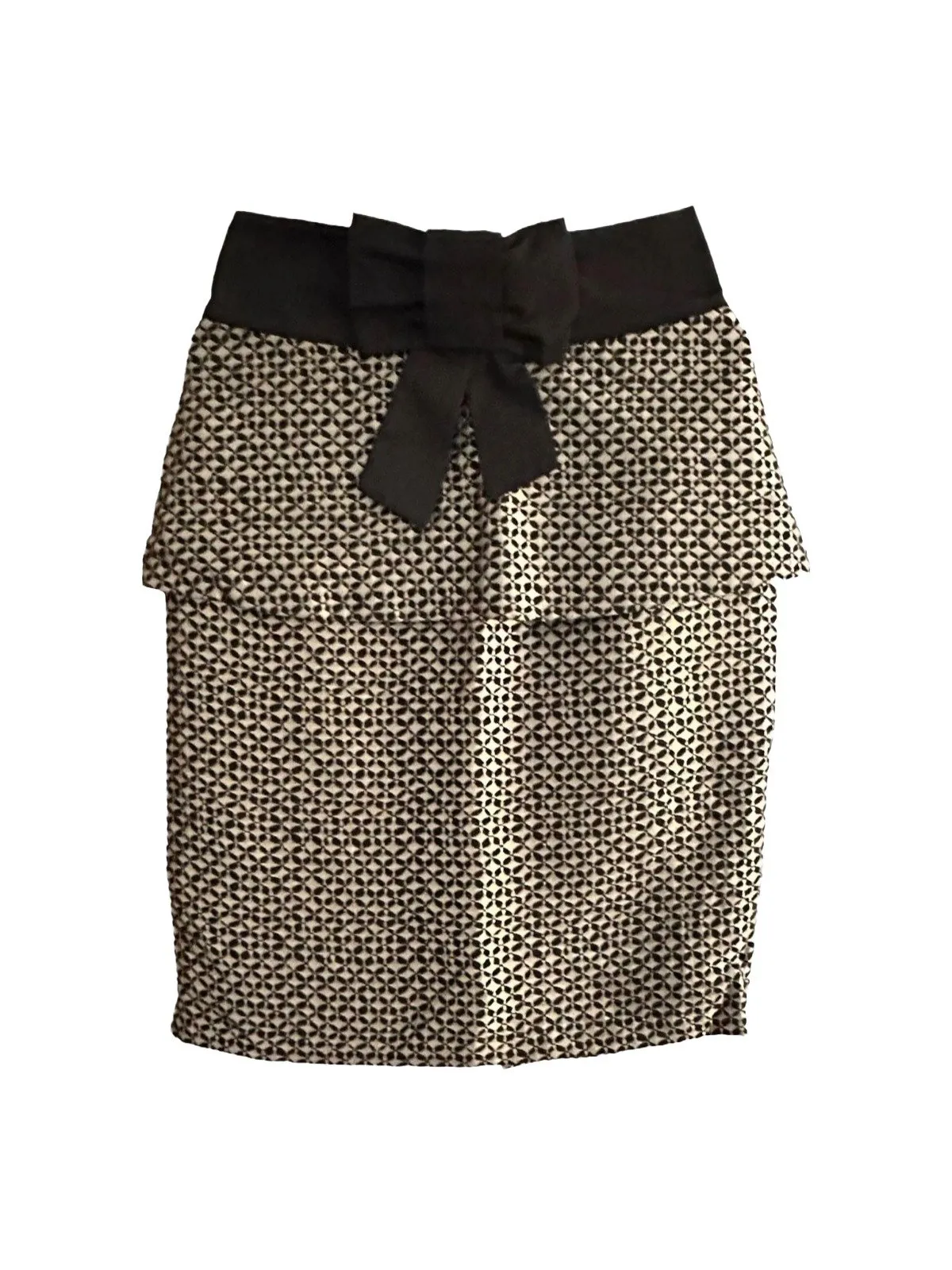 Fustă Midi Nissa M | Multicolor, Talie înaltă, Carouri, Peplum, Vâscoză