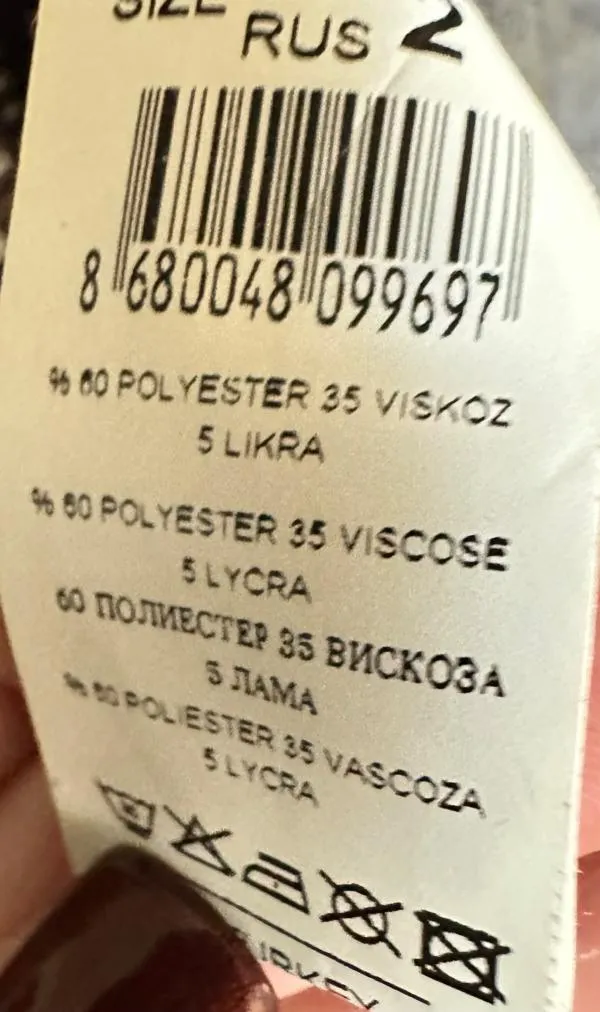 Rochie de seară Pologarage S | Multicolor, Midi, Mânecă trei sferturi, Vâscoză - Image 5