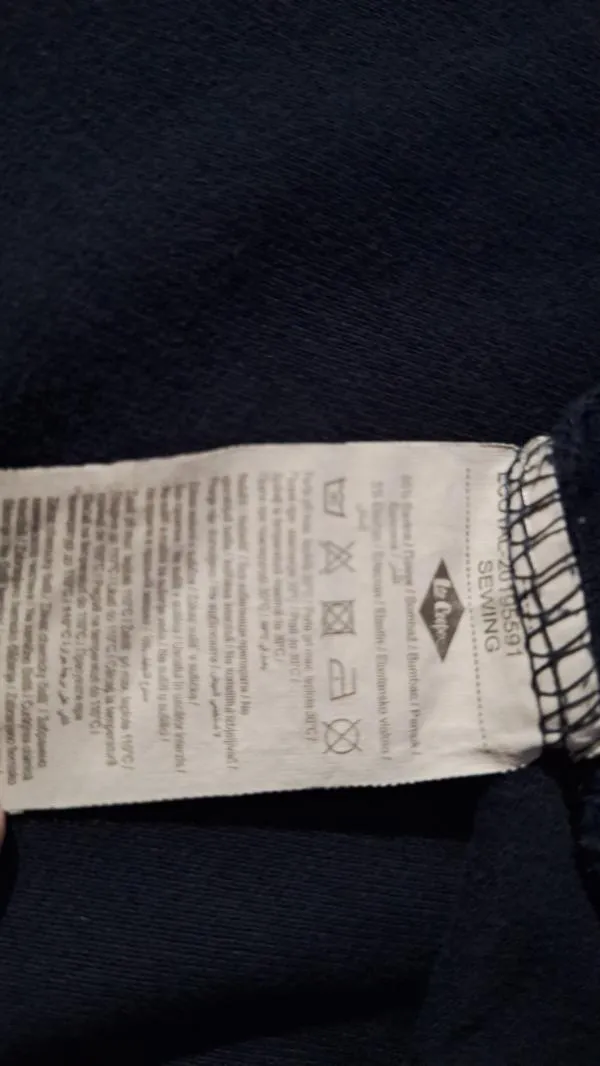 Tricou polo Lee Cooper S | Bleumarin, Normal, Mânecă scurtă, Bumbac - Image 3