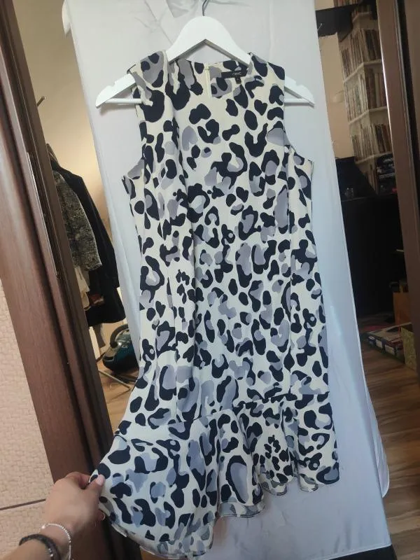 Rochie de vară Next S | Multicolor, Mini, Fără mâneci, Animal print - Image 3