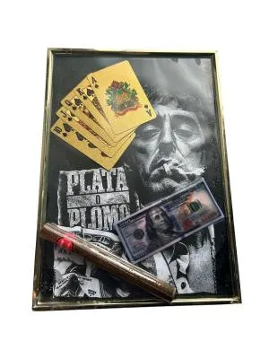 Tablou Scarface realizat manual A4