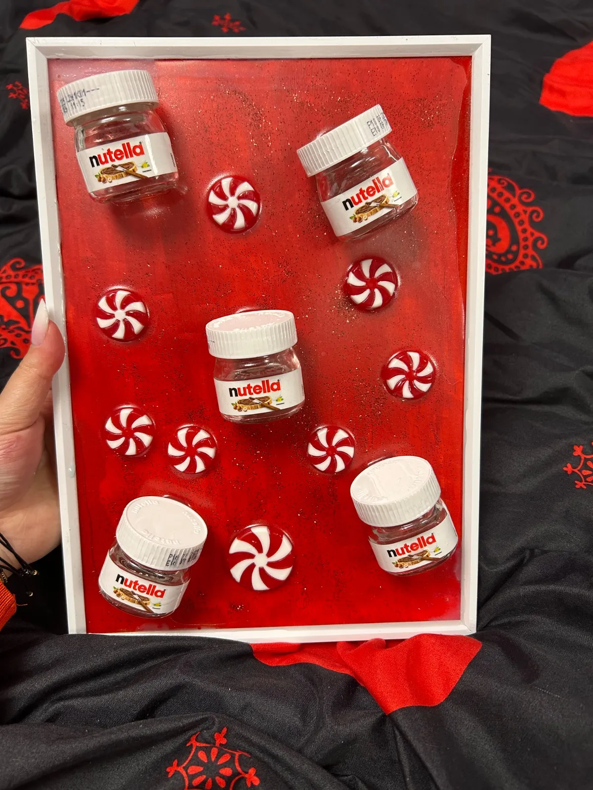 Tablou Nutella 3D realizat manual A4