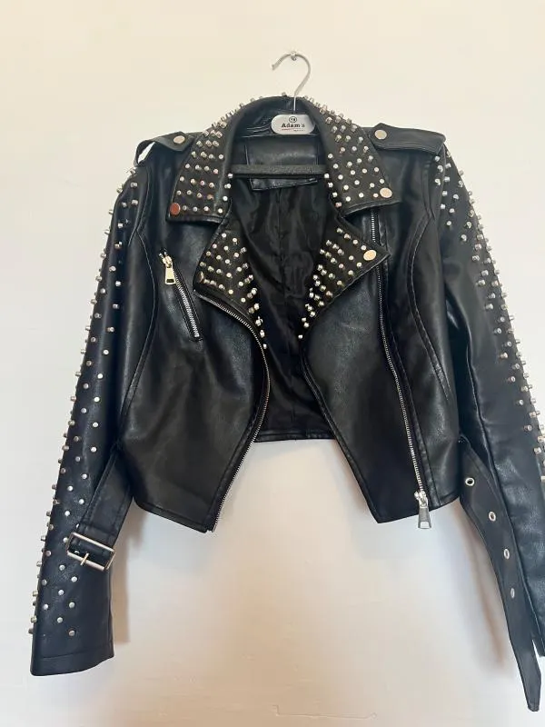 Geacă biker S | Negru, Fără glugă, Piele naturală - Image 2