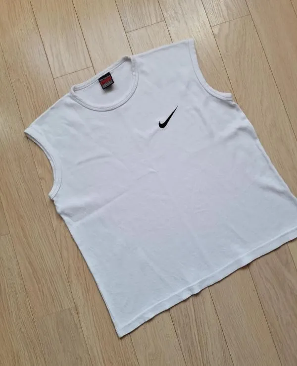 Maiou sport Nike L | Alb, Bumbac - Image 2