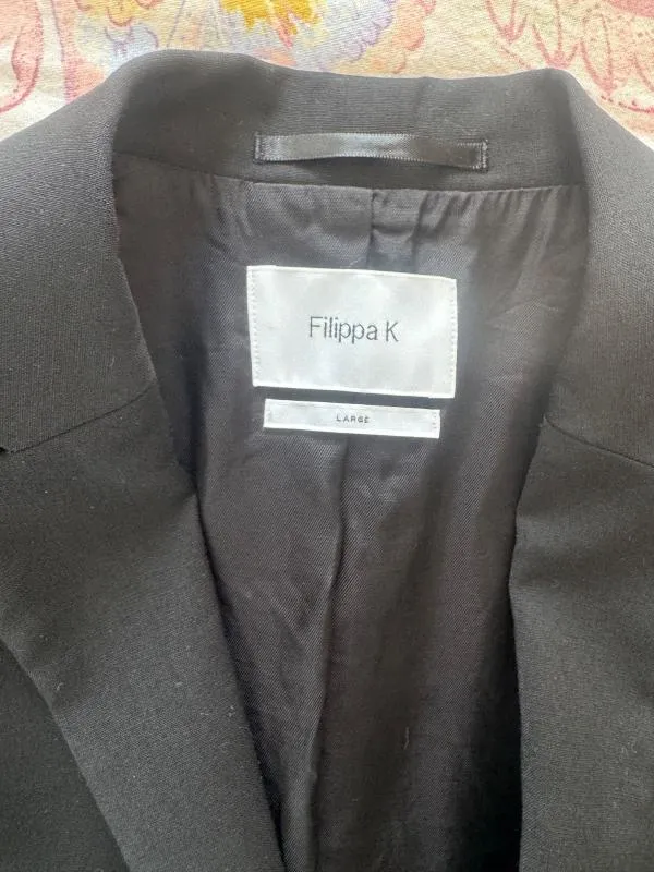 Sacou Filippa K L | Negru, Normal, Mânecă lungă, Lână - Image 5