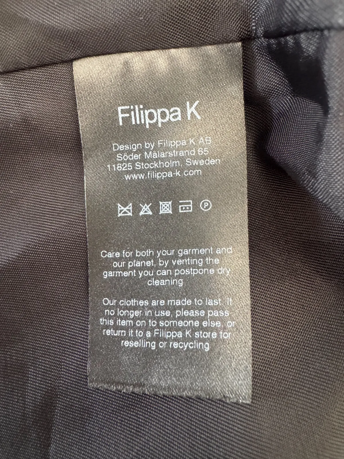 Sacou Filippa K L | Negru, Normal, Mânecă lungă, Lână - Image 7