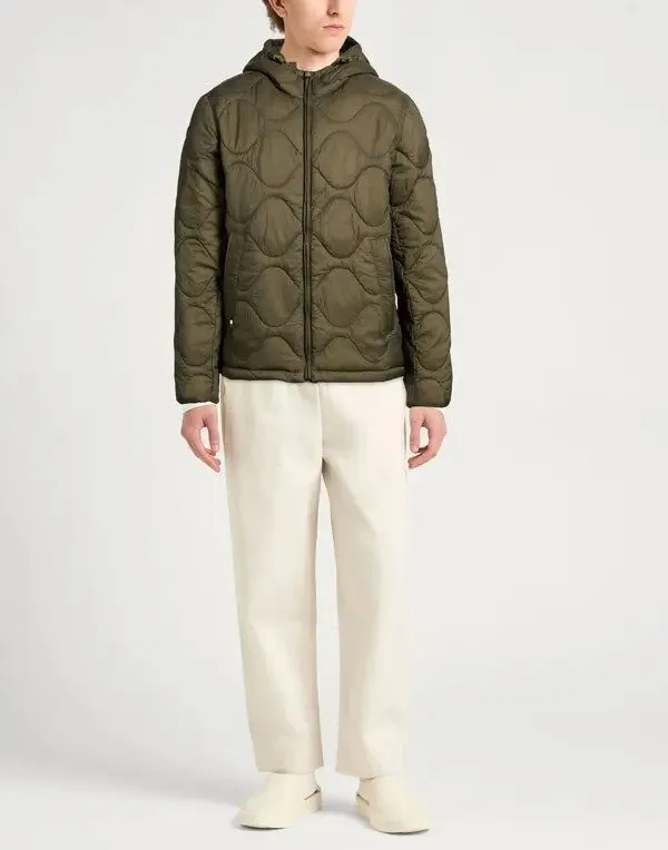 Jachetă Tommy Hilfiger L | Khaki, Cu glugă, Poliester - Image 2