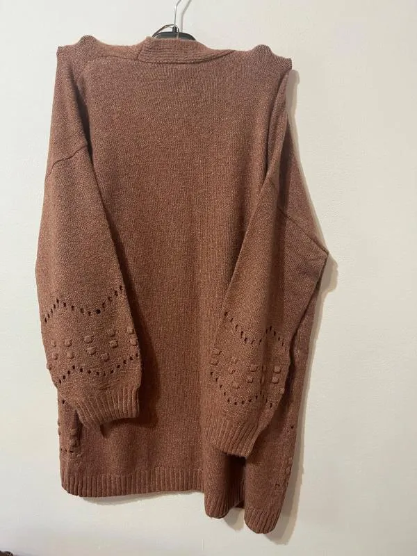 Cardigan LC Waikiki L | Caramel, Cu decupaje - Image 9