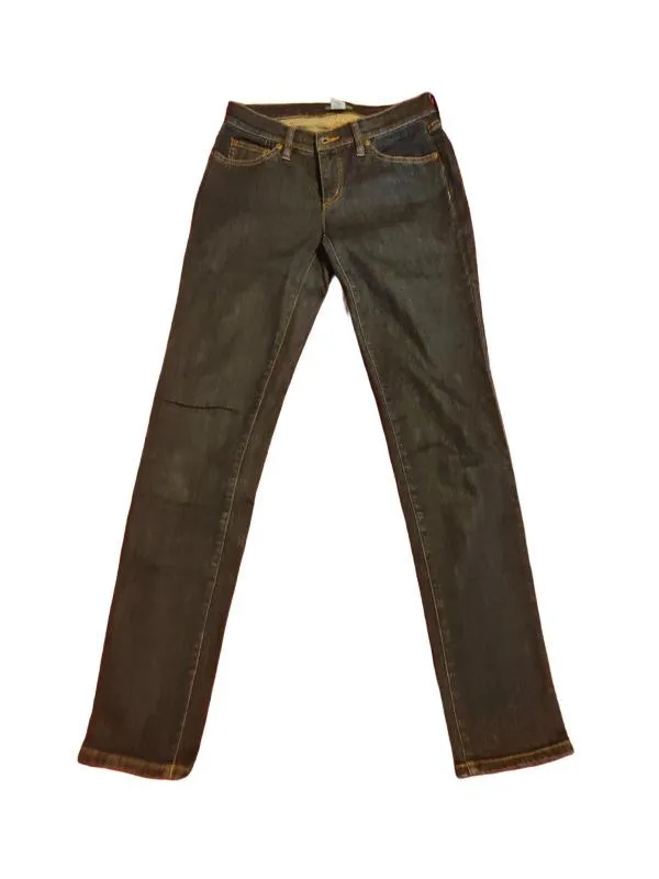 Blugi Lauren Ralph XS | Bleumarin, Lungi, Talie medie, Slim fit, Bumbac