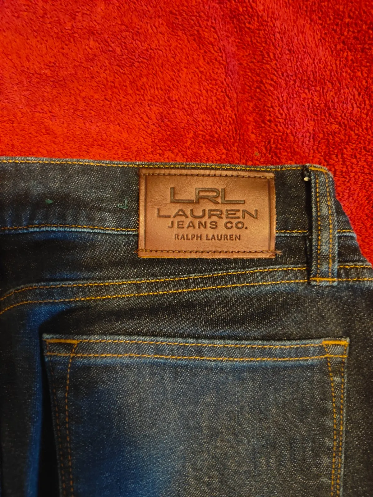 Blugi Lauren Ralph XS | Bleumarin, Lungi, Talie medie, Slim fit, Bumbac - Image 5