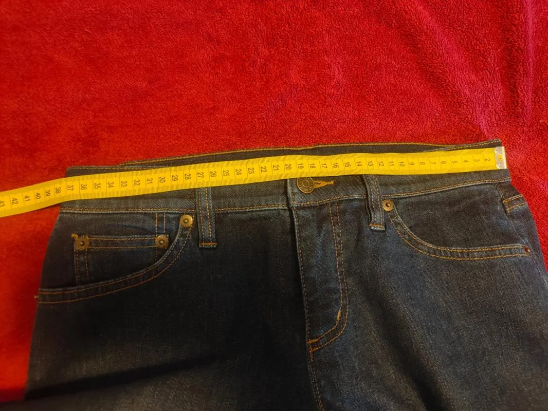 Blugi Lauren Ralph XS | Bleumarin, Lungi, Talie medie, Slim fit, Bumbac - Image 6