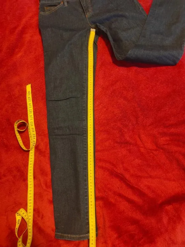 Blugi Lauren Ralph XS | Bleumarin, Lungi, Talie medie, Slim fit, Bumbac - Image 8